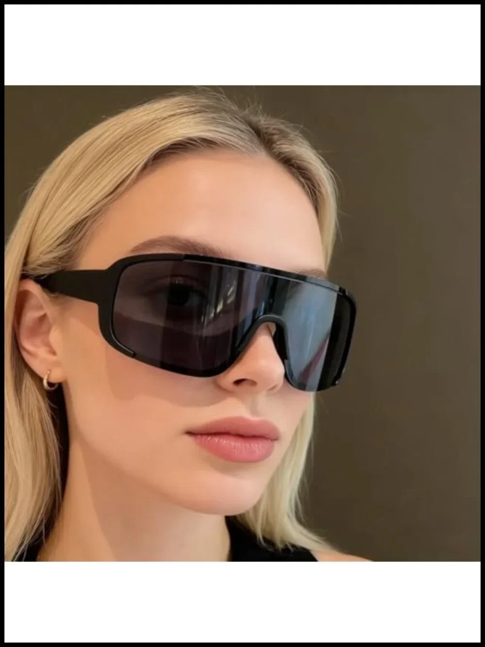 Oversized Shield Wrap Around Sports Sunglasses UV400 Photochromic